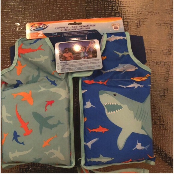 SwimWays Swim Vest Kids 2-4 Years Swimming Aid Trainer Life Vest Boys - Picture 4 of 8